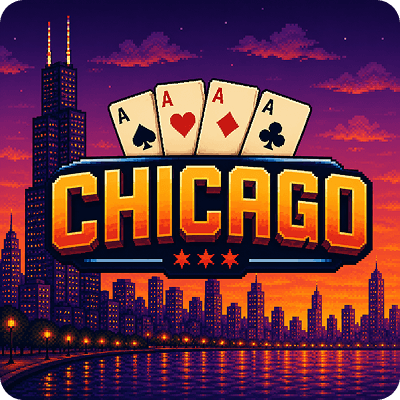 Logotyp för kortspelet Chicago
