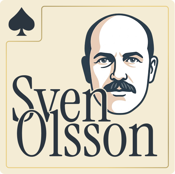 Logotyp för kortspelet Sven Olsson